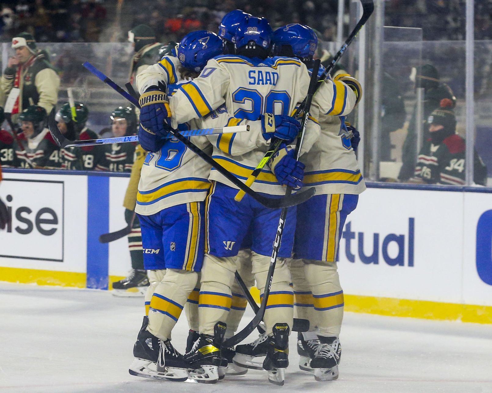 Blues and Wild face-off in Winter Classic